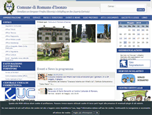 Tablet Screenshot of comune.romans.go.it